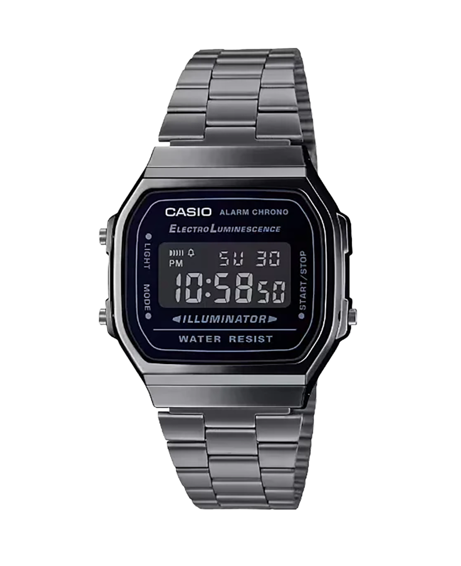 Casio Vintage A168WEGG-1BEF reloj unisex acero inoxidable digital retro años 80