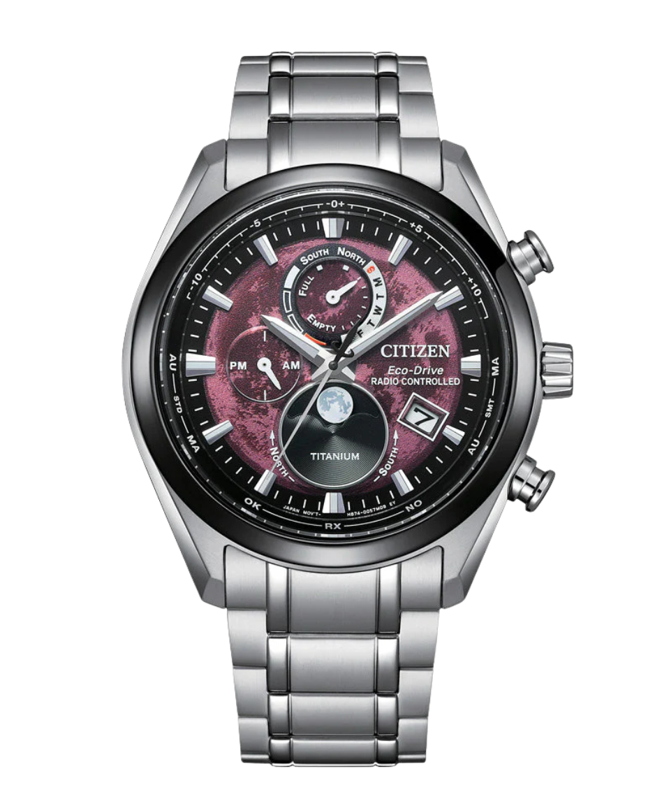 Citizen Eco-Drive BY1018-80X reloj hombre Super Titanium esfera rosa