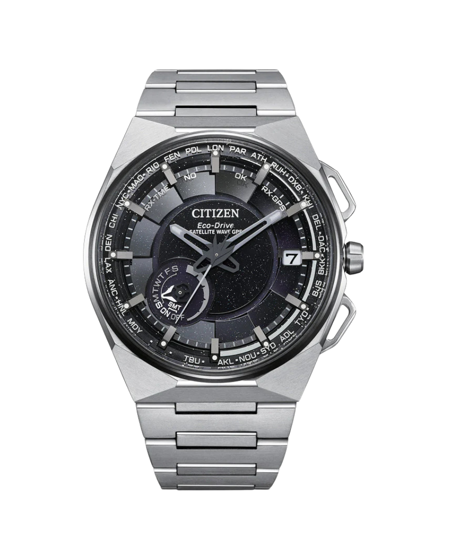 Citizen Satellite Wave CC3097-52E reloj hombre Super Titanium negro