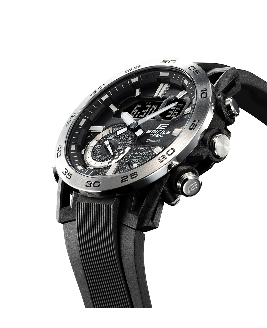 Casio Edifice ECB-40P-1AEF reloj hombre resina carbono negro cronógrafo deportivo