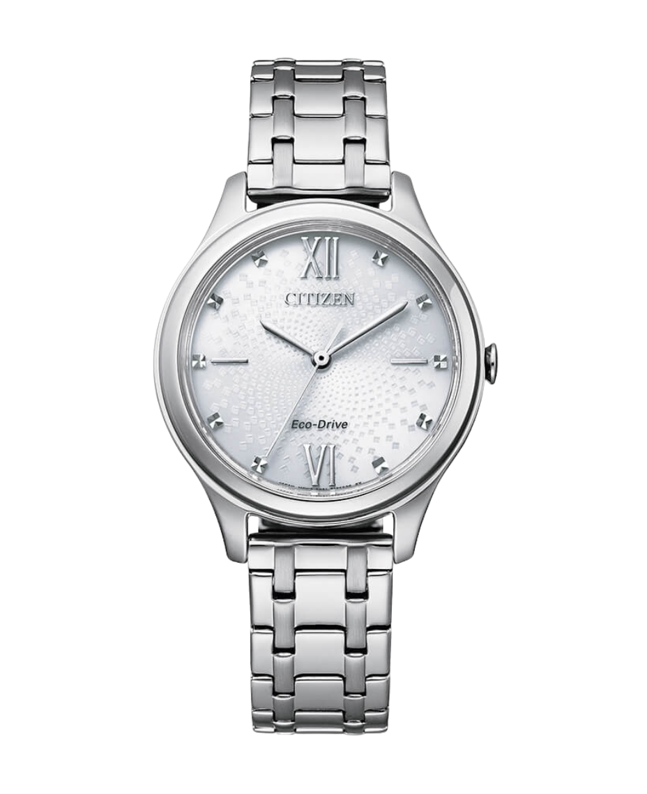 Citizen Eco-Drive EM0500-73A reloj mujer acero esfera blanca 32mm