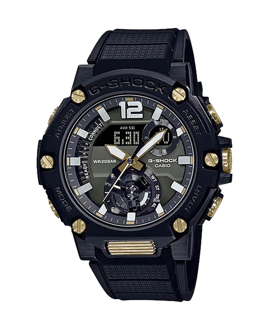 Casio G-Shock GST-B300B-1AER reloj hombre resina negro con tecnología Bluetooth