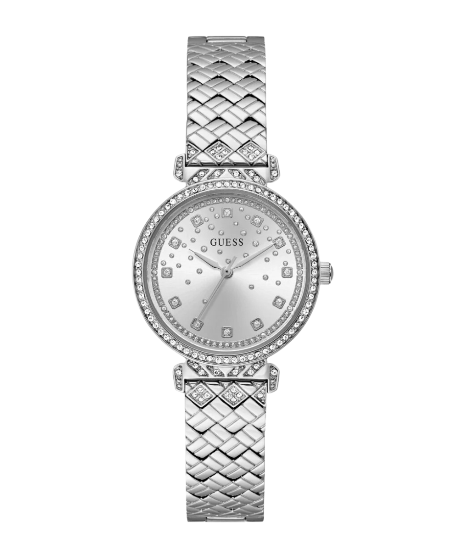 Guess Enchantment GW0763L2 reloj mujer acero reciclado dorado esfera plata