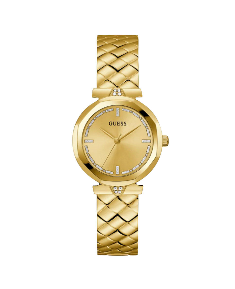 Guess Rumour GW0613L2 reloj mujer acero dorado esfera champagne elegante