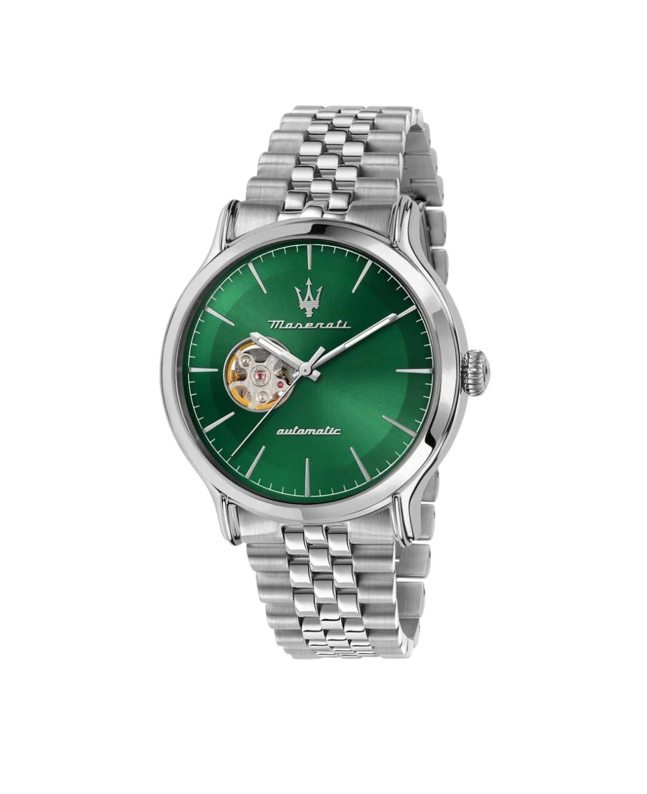 Maserati Epoca Automático R8823118010 reloj hombre acero esfera verde