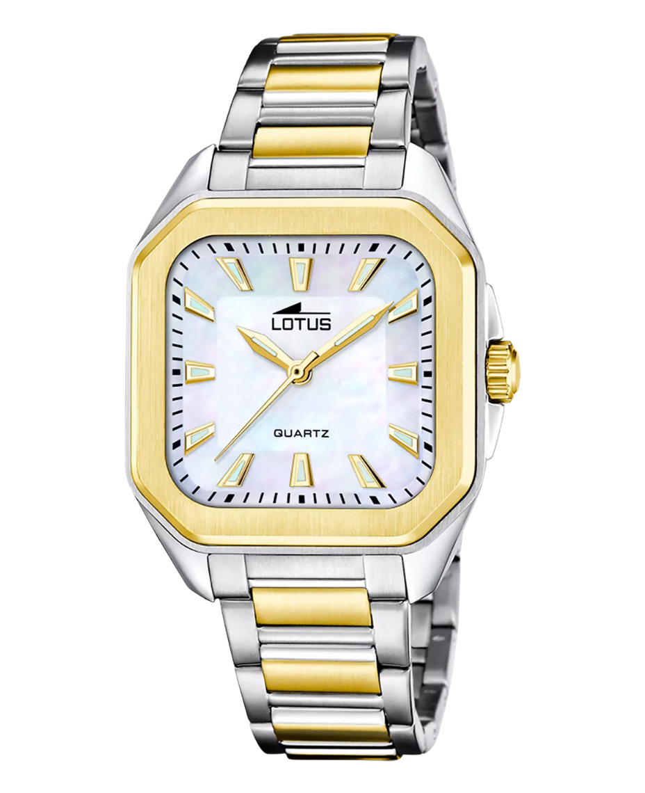 Lotus Classic 18969/2 reloj mujer acero esfera beige pulsera multicolor