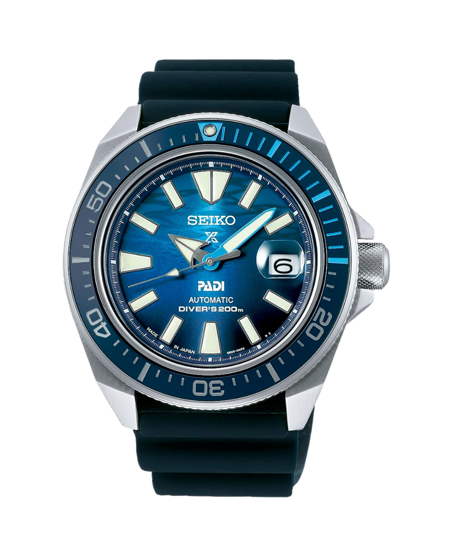 Seiko Prospex Diver's Padi King Samurai SRPJ93K1 reloj hombre acero esfera azul