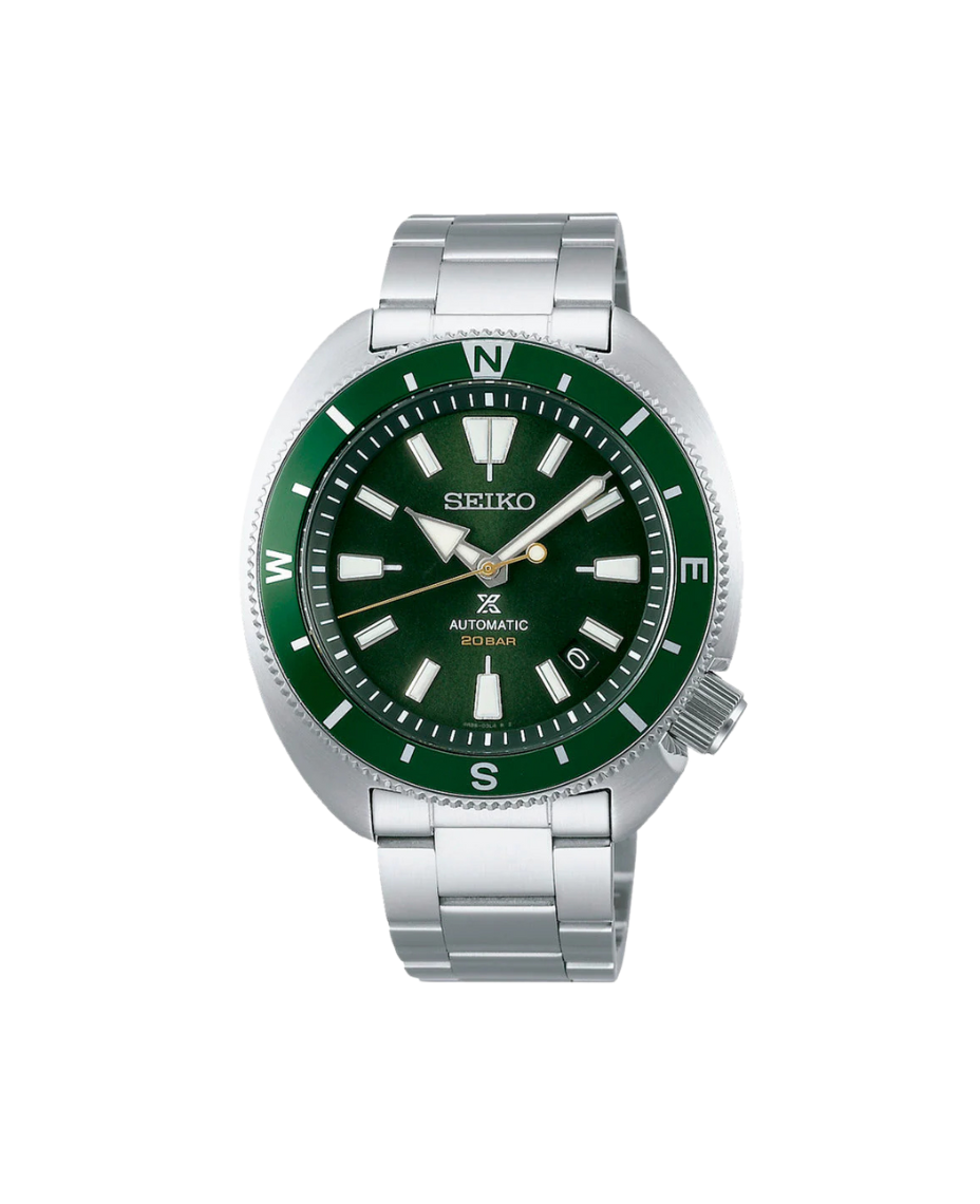 Seiko Prospex Tierra Tortuga Automático SRPH15K1 reloj hombre acero verde militar