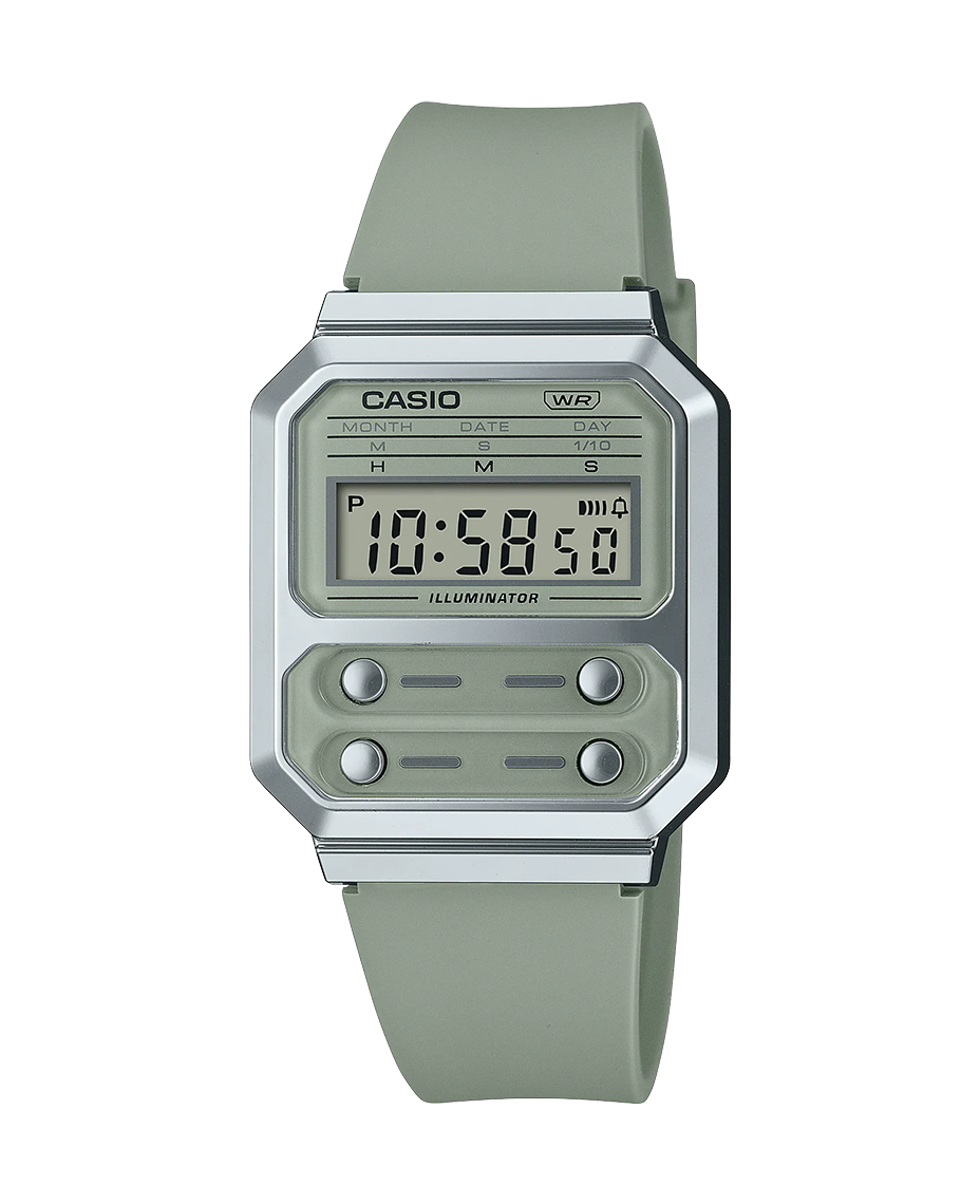 Casio Vintage A100WEF-3AEF reloj unisex resina diseño retro años 80