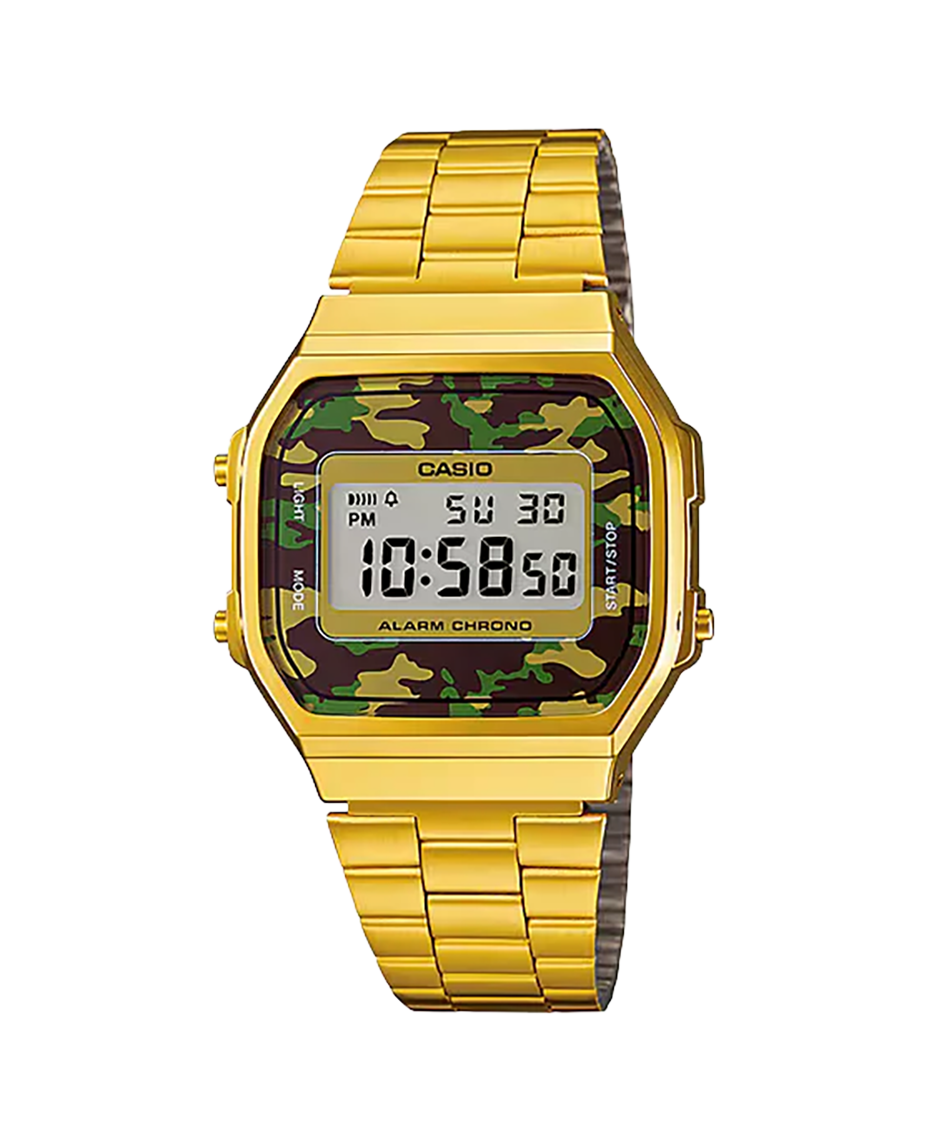 Casio Vintage A168WEGC-3EF reloj unisex metálico diseño retro años 80