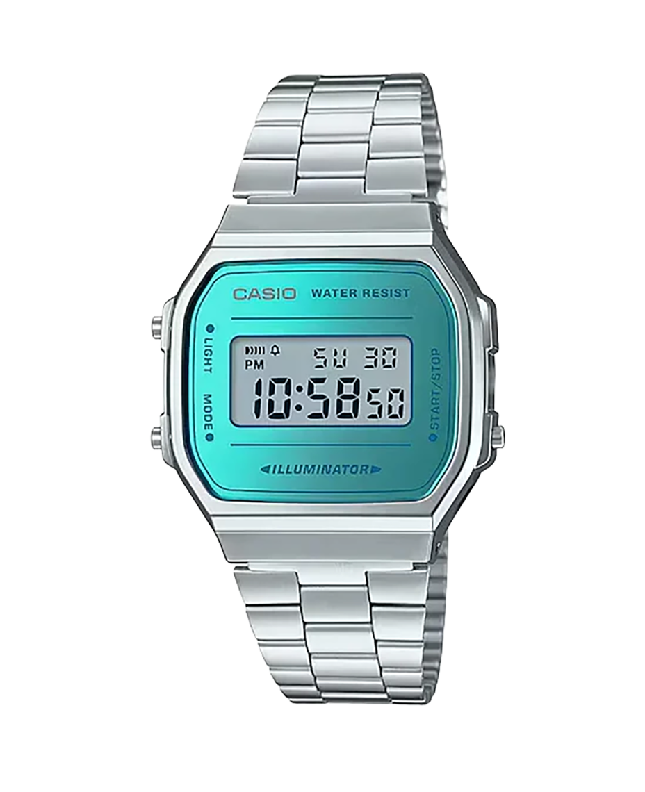 Casio Vintage A168WEM-2EF reloj unisex acero inoxidable diseño retro años 80