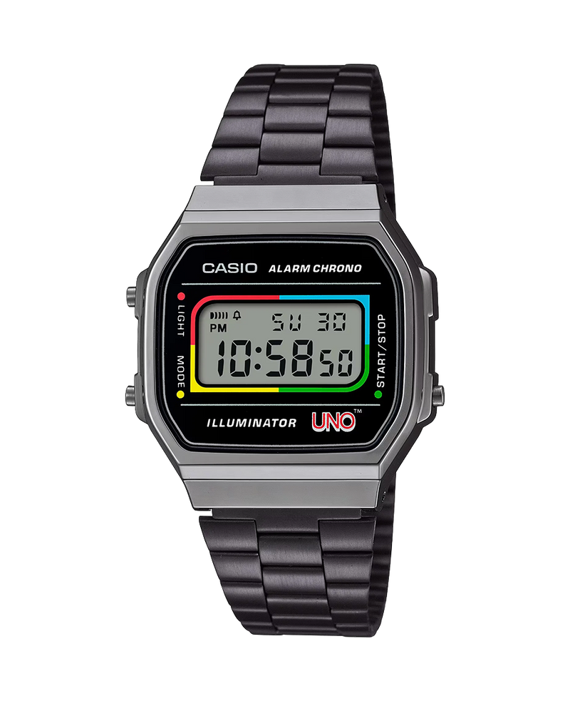 Casio Vintage A168WEUC-1AER reloj unisex resina plateado diseño retro años 80