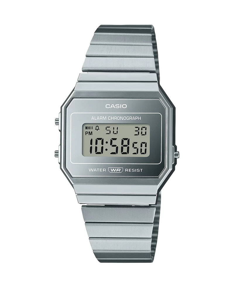 Casio Vintage A700WEV-7AEF reloj unisex resina plateado