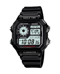 Casio Collection AE-1200WH-1AVEF reloj hombre resina plateado digital deportivo
