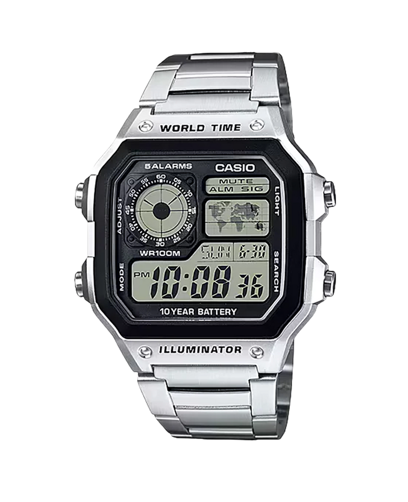 Casio Collection AE-1200WHD-1AVEF reloj hombre digital acero inoxidable deportivo