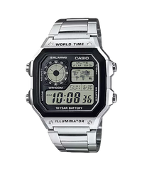 Casio Collection AE-1200WHD-1AVEF reloj hombre digital acero inoxidable deportivo