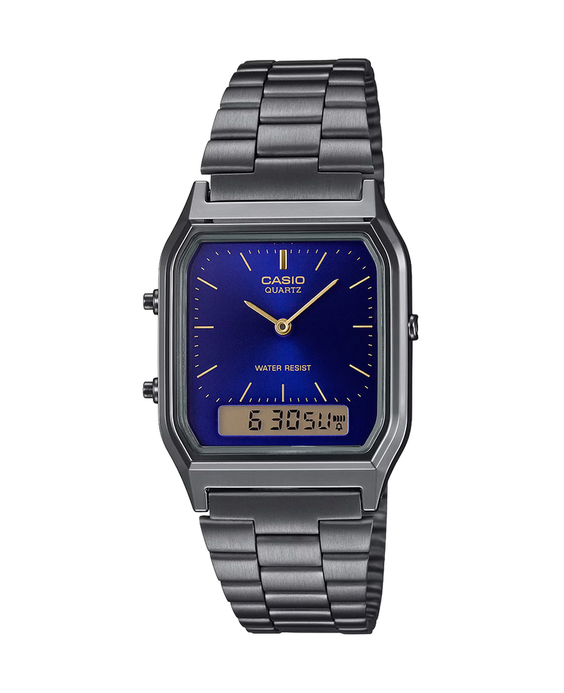Casio Vintage AQ-230EGG-2AEF reloj unisex resina antracita diseño retro años 80