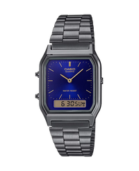 Casio Vintage AQ-230EGG-2AEF reloj unisex resina antracita diseño retro años 80