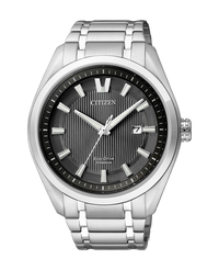 Citizen Super Titanium AW1240-57E reloj hombre titanio negro esfera