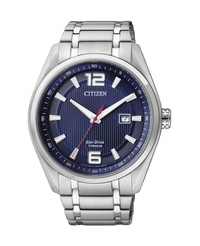 Citizen Super Titanium AW1240-57M reloj hombre titanio esfera azul