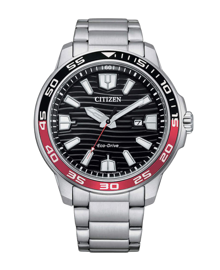 Citizen Eco-Drive AW1527-86E reloj hombre acero negro