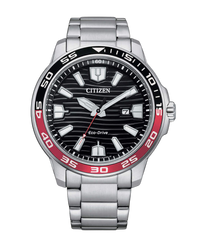 Citizen Eco-Drive AW1527-86E reloj hombre acero negro