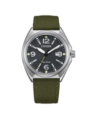 Citizen Eco-Drive AW1571-09E reloj hombre acero negro correa nylon