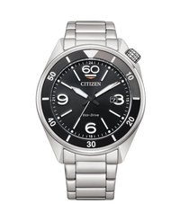 Citizen Eco-Drive AW1710-80E reloj hombre acero negro