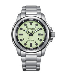 Citizen Eco-Drive AW1800-89X reloj hombre acero esfera verde