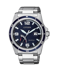 Citizen Eco-Drive AW7037-82L reloj hombre acero negro esfera