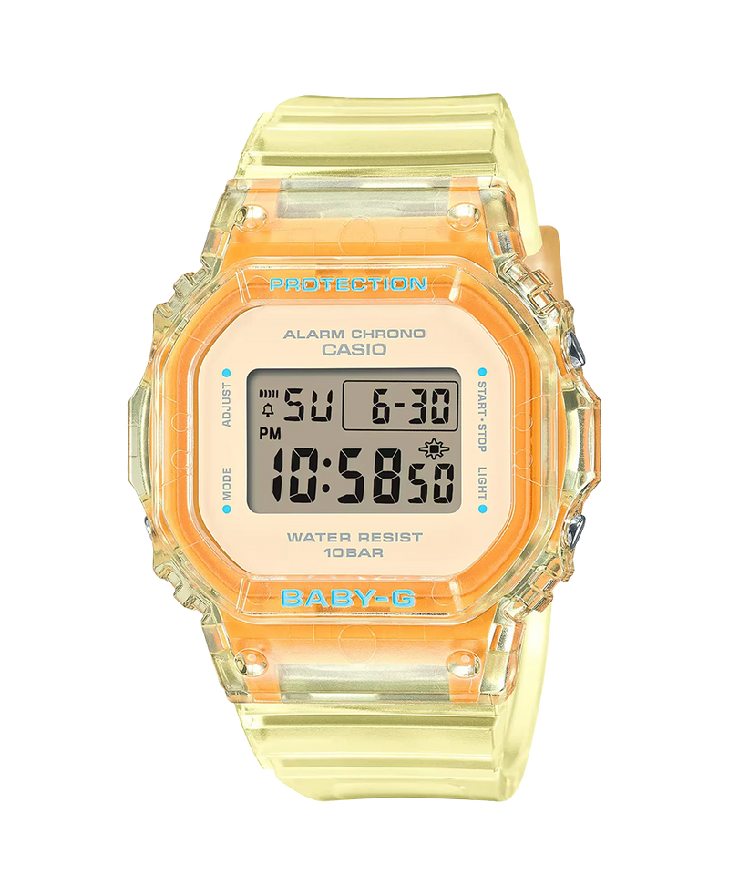 Casio Baby-G BGD-565SJ-9ER reloj mujer resina amarillo digital resistente