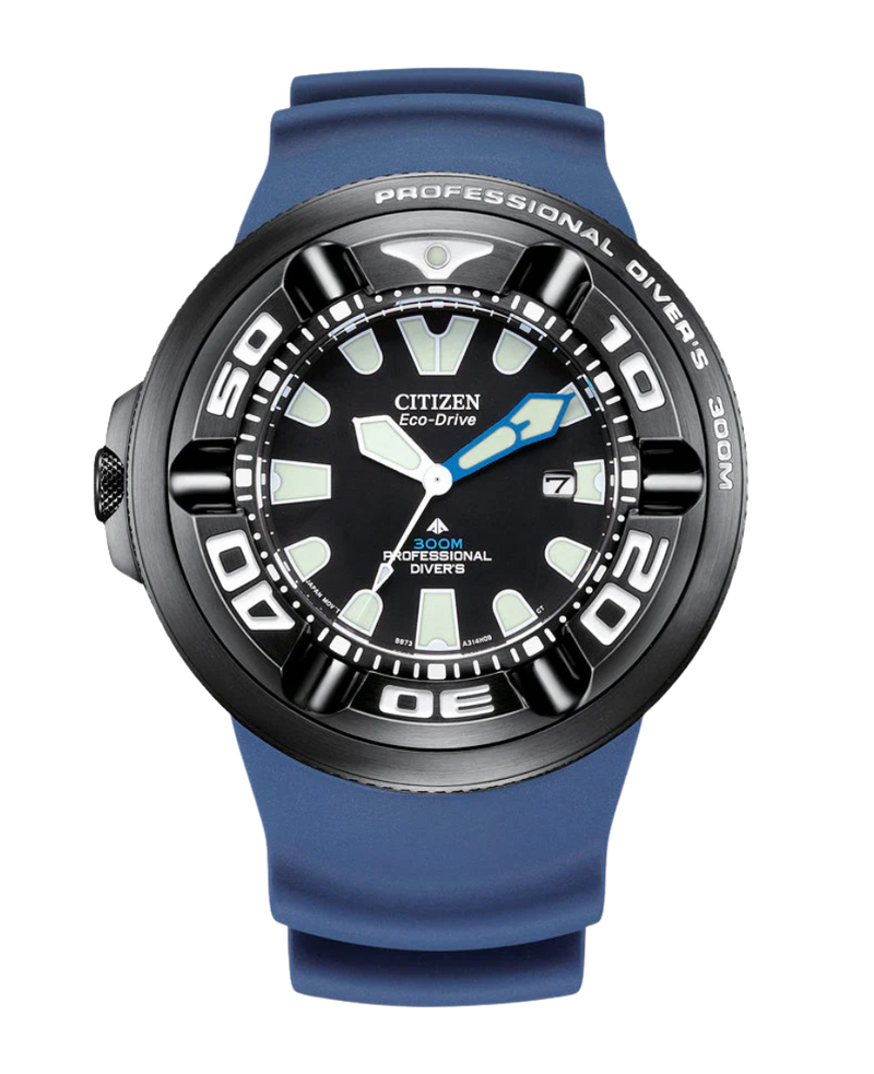 Citizen Promaster BJ8055-04E reloj hombre acero negro caucho