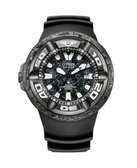Citizen Promaster BJ8056-01E reloj hombre acero negro con correa caucho