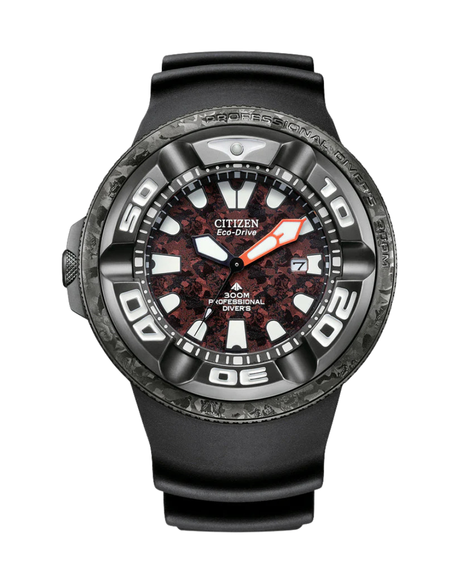 Citizen Promaster BJ8059-03Z reloj hombre acero esfera roja 48mm