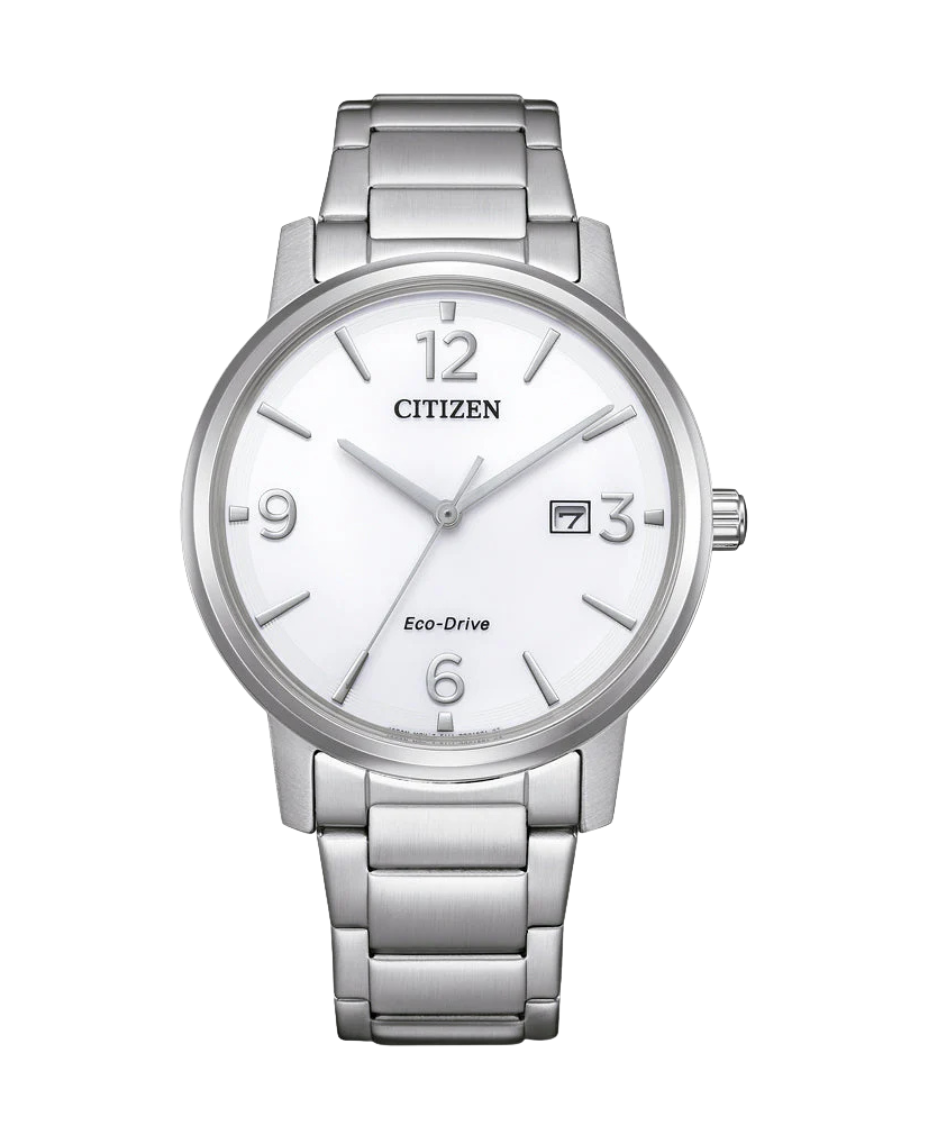 Citizen Eco-Drive BM6755-71A reloj hombre acero esfera blanca 40mm