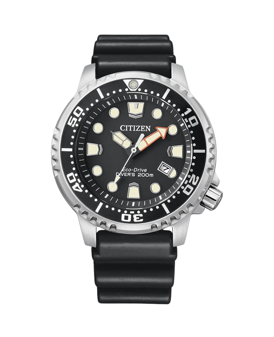 Citizen Promaster BN0150-10E reloj hombre acero negro con correa caucho
