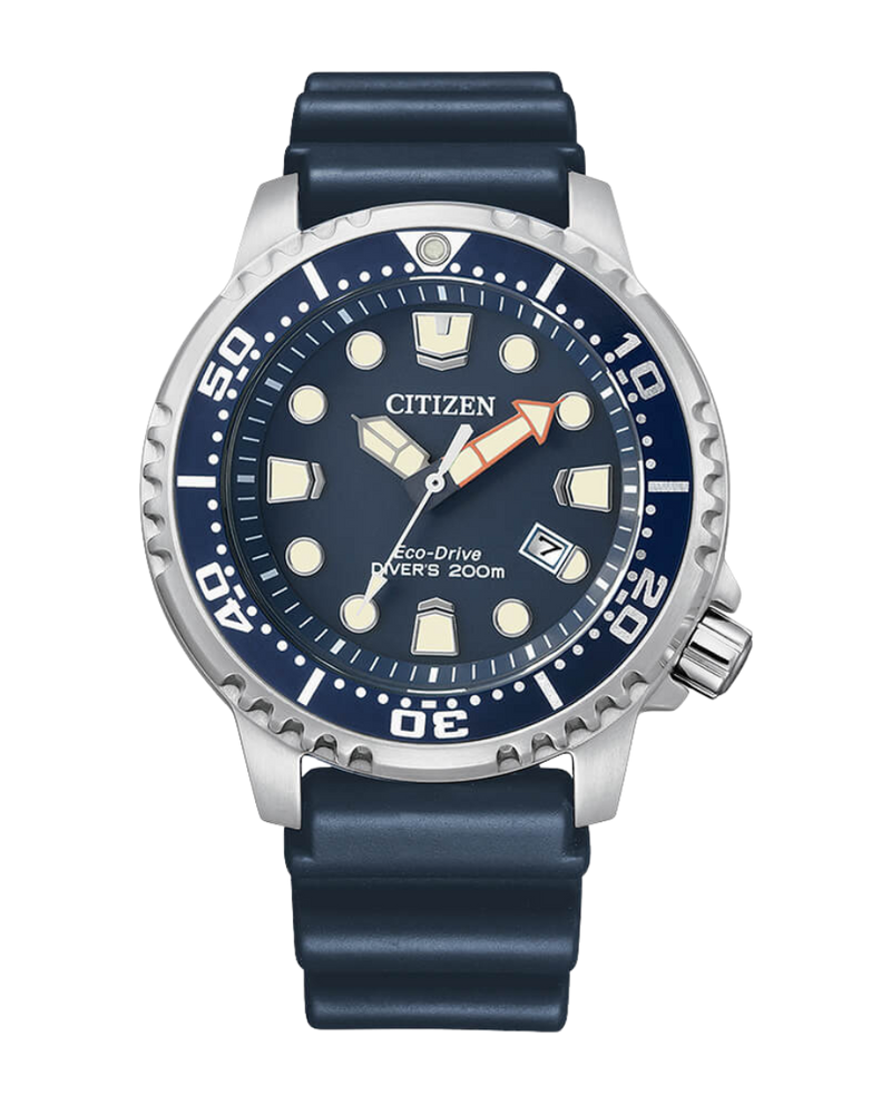 Citizen Promaster BN0151-17L reloj hombre acero esfera azul correa caucho