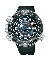 Citizen Promaster BN2024-05E reloj hombre acero negro con correa caucho y funciones sensor