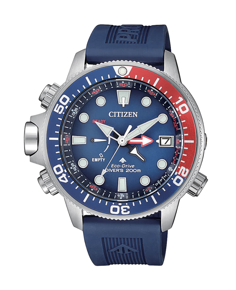 Citizen Promaster BN2038-01L reloj hombre acero azul con correa caucho