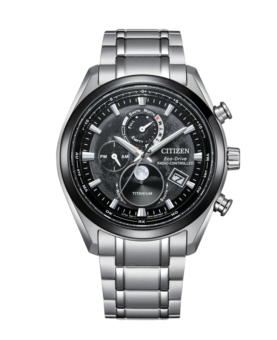 Citizen Eco-Drive BY1018-80E reloj hombre Super Titanium esfera negra