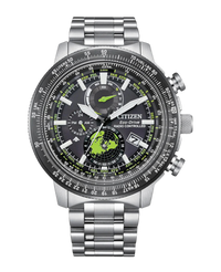 Citizen Eco-Drive BY3006-53E reloj hombre acero negro 46mm cristal zafiro