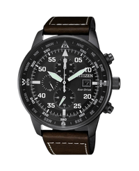 Citizen Eco-Drive CA0695-17E reloj hombre acero negro cronógrafo solar
