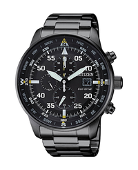 Citizen Eco-Drive CA0695-84E reloj hombre acero negro cronógrafo 44mm