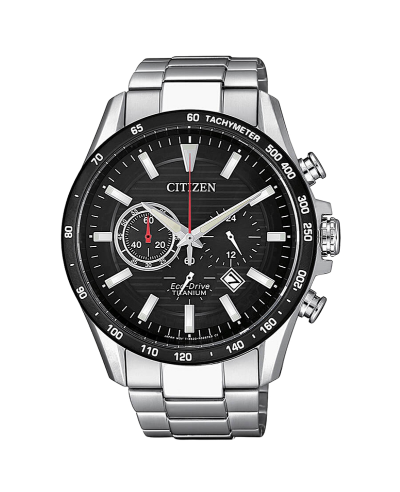 Citizen Super Titanium CA4444-82E reloj hombre titanio negro con cronógrafo