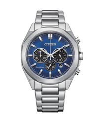 Citizen Eco-Drive CA4590-81L reloj hombre acero cronógrafo esfera azul