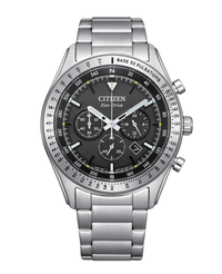 Citizen Eco-Drive CA4600-89E reloj hombre acero negro cronógrafo 43mm