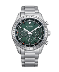 Citizen Eco-Drive Cronógrafo CA4600-89X reloj hombre acero esfera verde