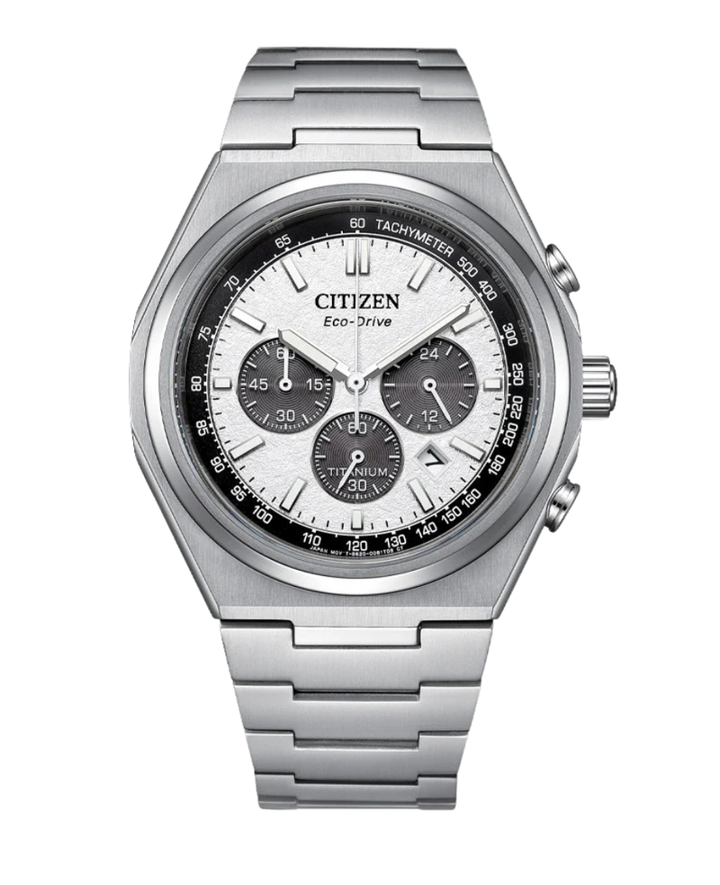 Citizen Super Titanium CA4610-85A reloj hombre titanio esfera blanca
