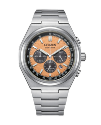 Citizen Super Titanium CA4610-85Z reloj hombre titanio esfera salmón