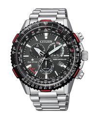 Citizen Eco-Drive CB5001-57E reloj hombre acero negro cronógrafo solar